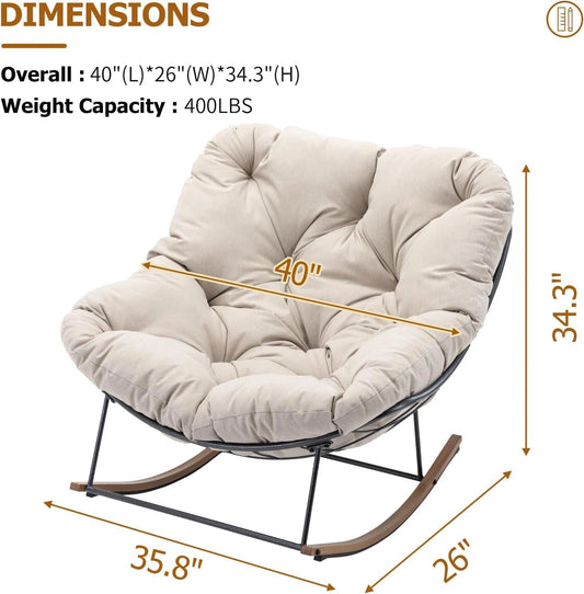Ergonomic Rocking Recliner